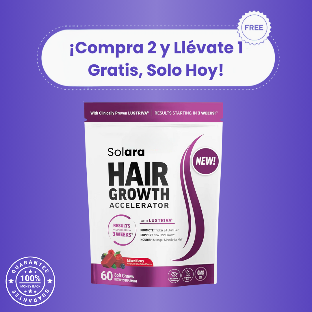 Masticables Para el Crecimiento del Cabello / Solara™