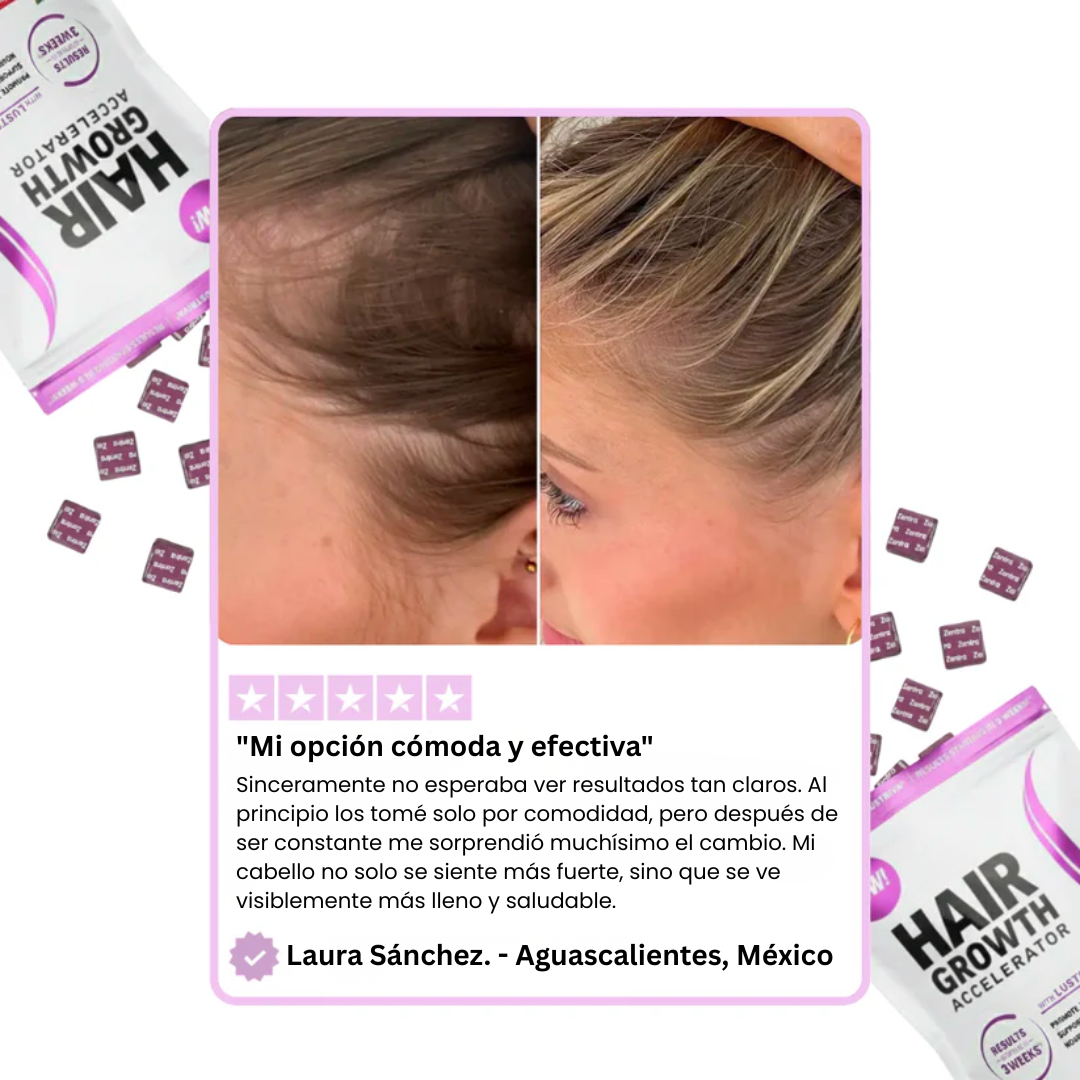Masticables Para el Crecimiento del Cabello / Solara™
